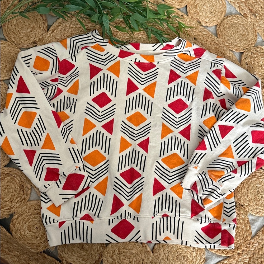 Ade + Ayo Aztec 100% cotton Boxy Fit Sweatshirt. Size M (8/10)